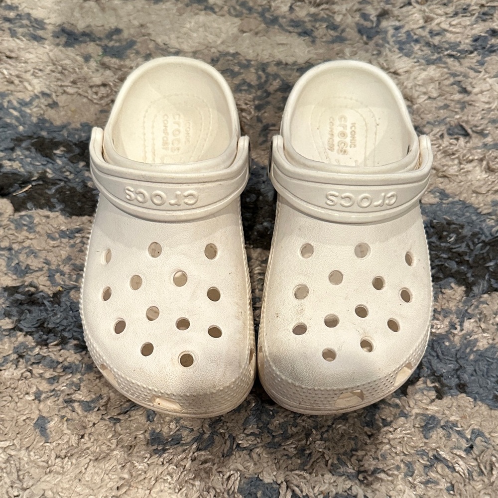 CROCS Kids Classic White Water Shoes
